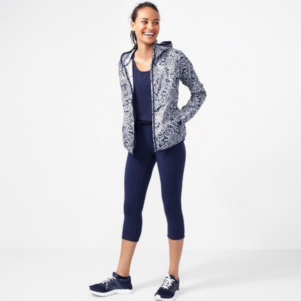 J.Crew x New Balance Paisley Windcheater Jacket